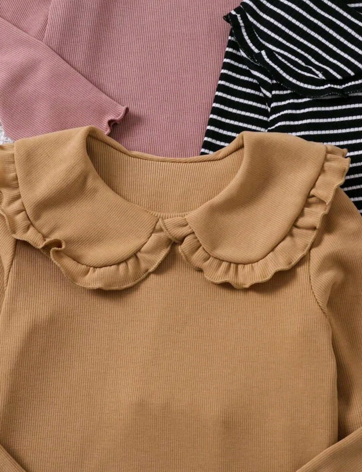Blusa mangas largas con cuello