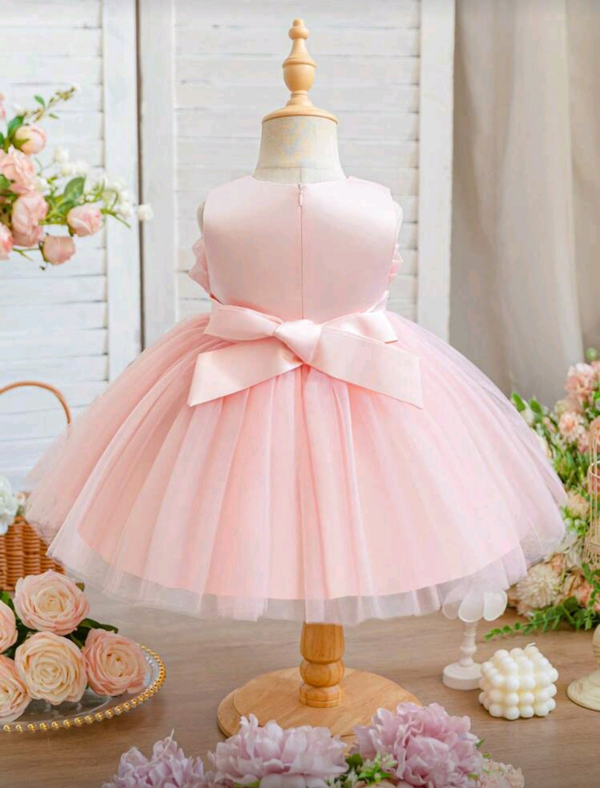 Vestido elegante con tul