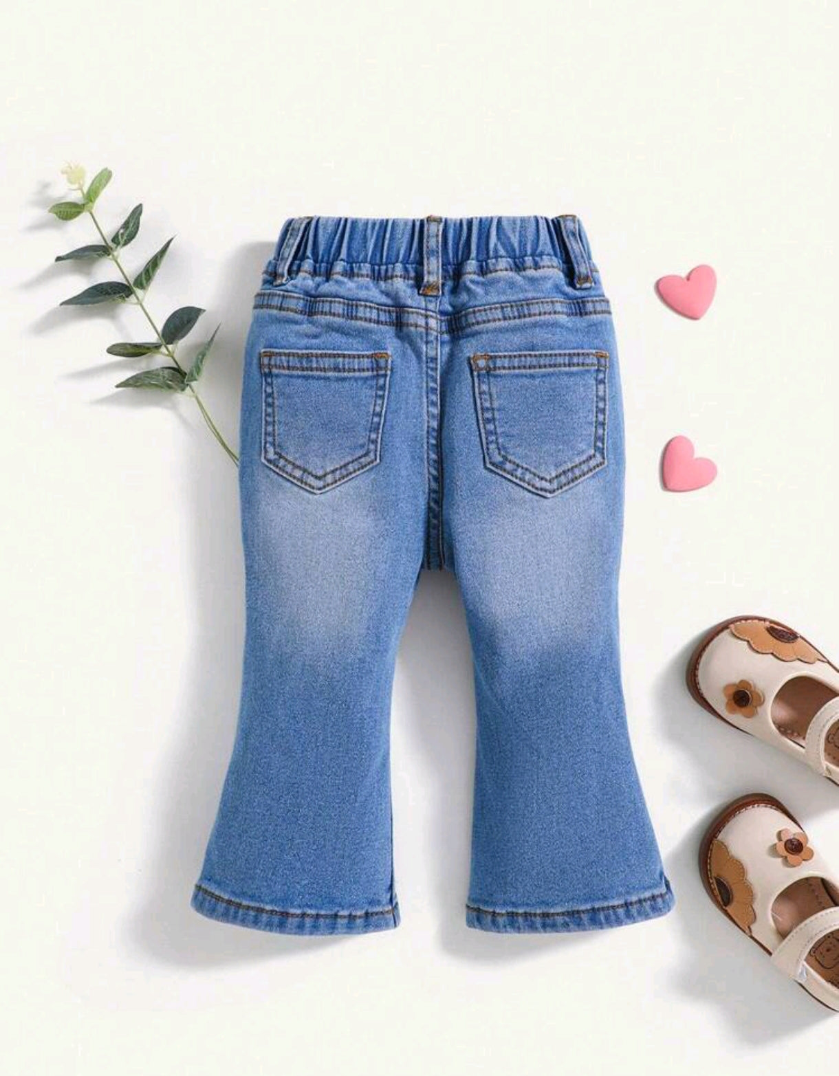 Pantalón de Jeans para bebé acampanado