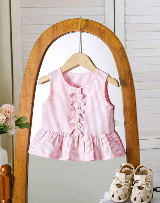 Blusa sin mangas a rayas