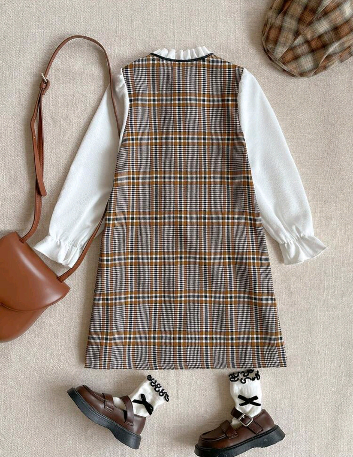Vestido mangas largas con rayas