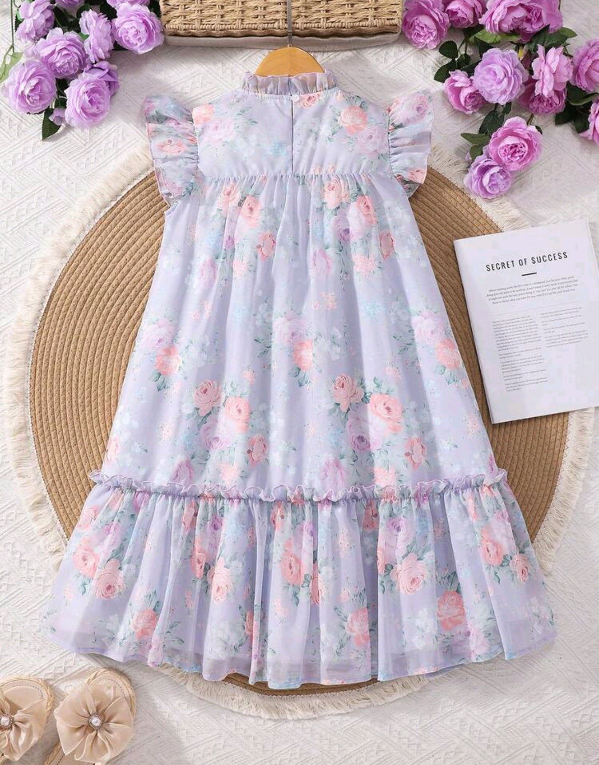 Vestido suelto estampado Floral
