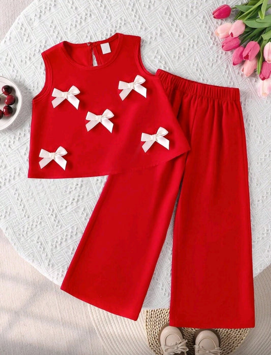 Blusa con moños + palazo