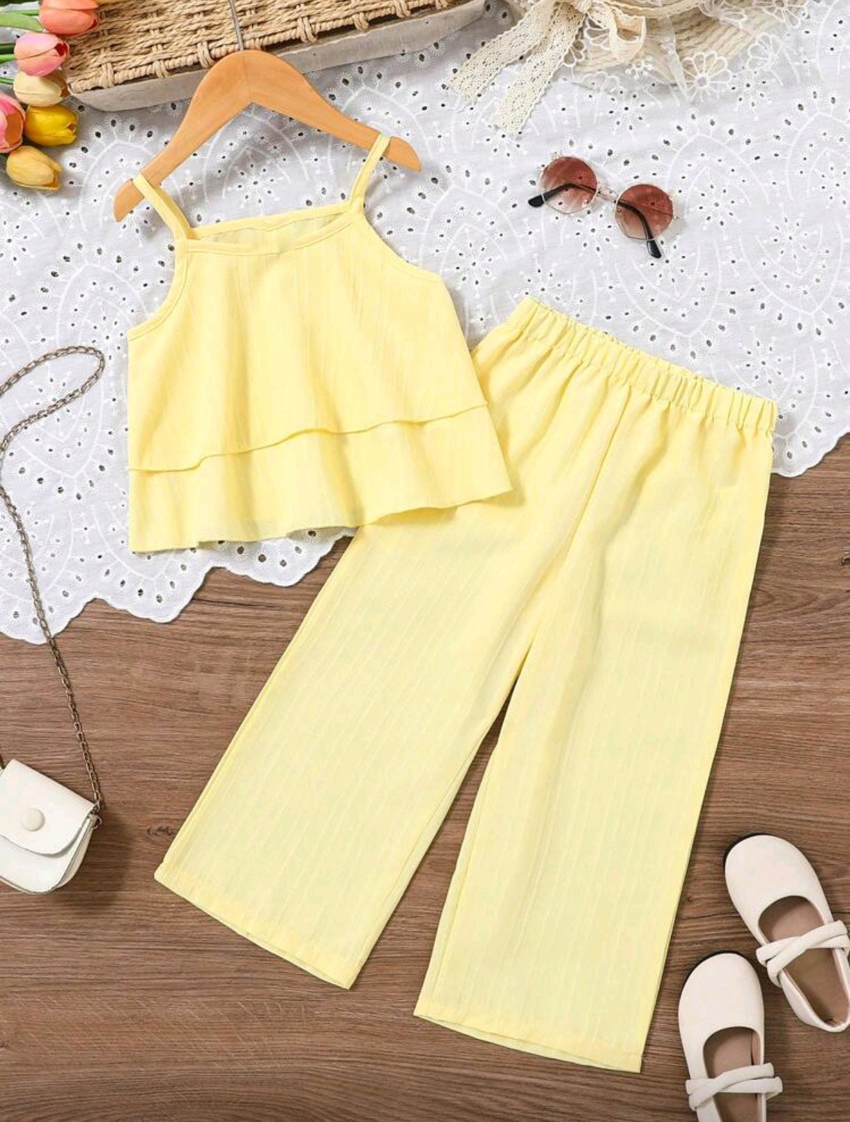 Blusita de tiritas + Palazo