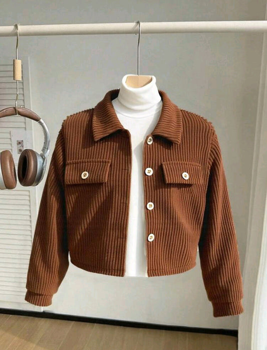 Chaqueta acanalada