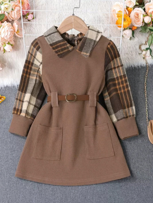 Vestido camisero con cinturón