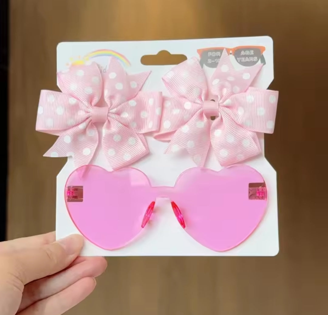 Acc. Kit de gafas + moñitos