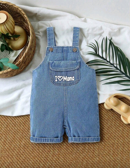 Jardinera bebé de jeans