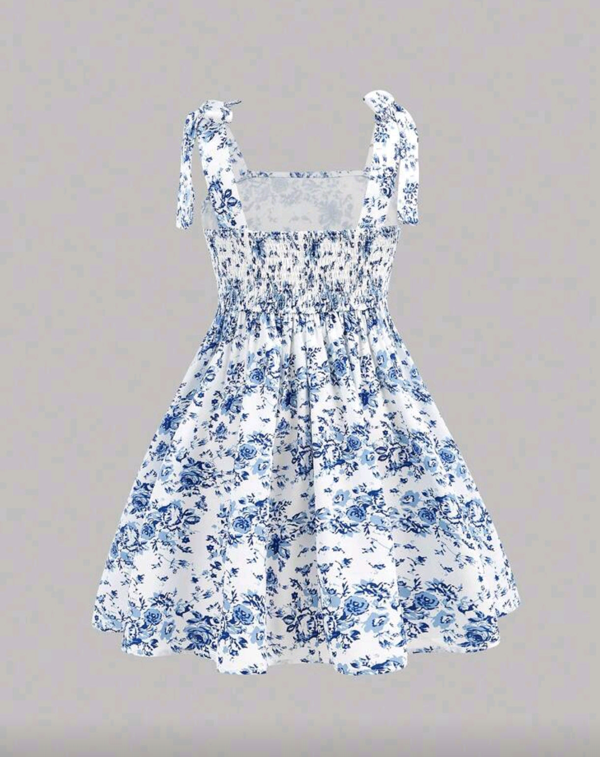 Vestido floral de tiritas