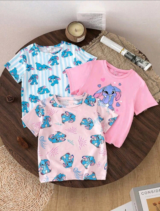 Remera con estampa de conejo