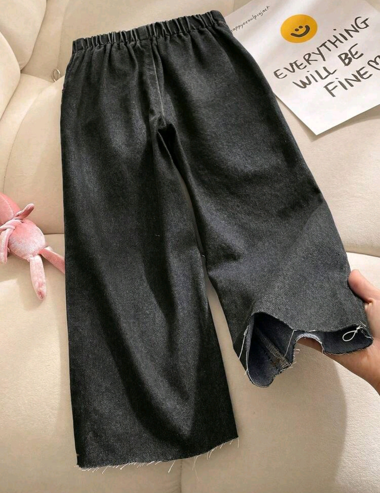 Pantalón de Jeans Negro Claro