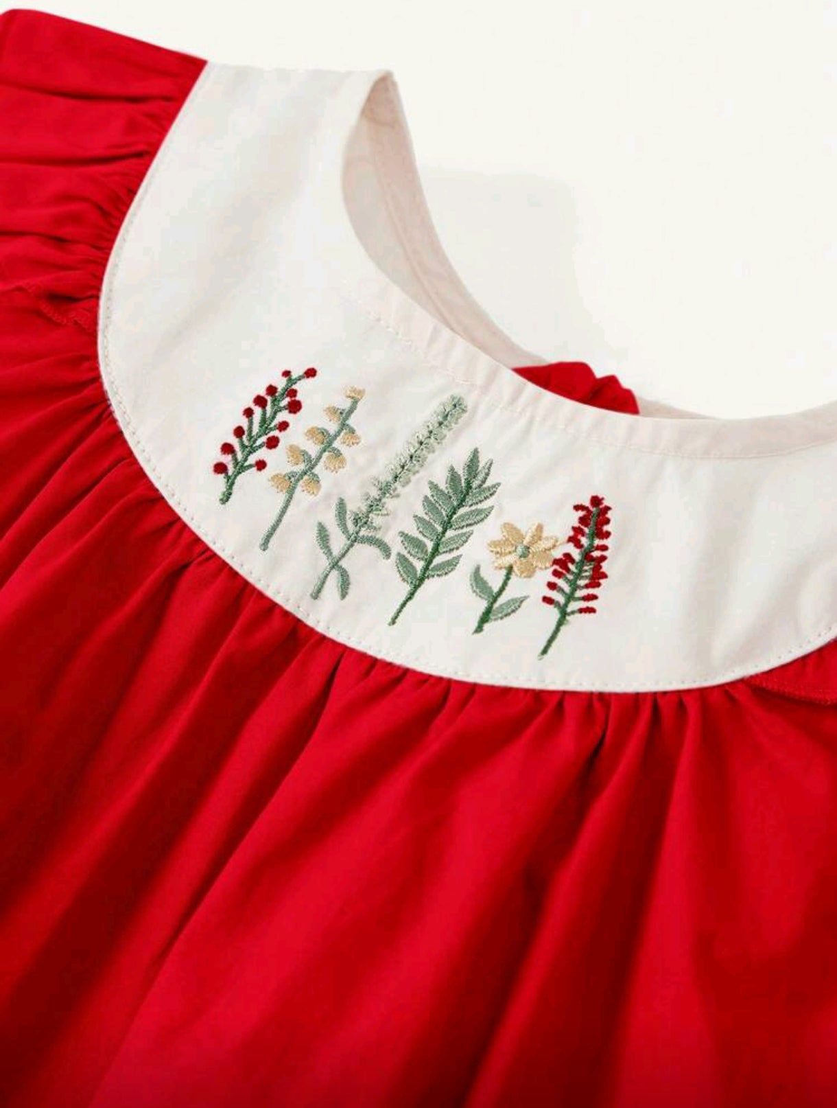 Vestido bebe con bordados