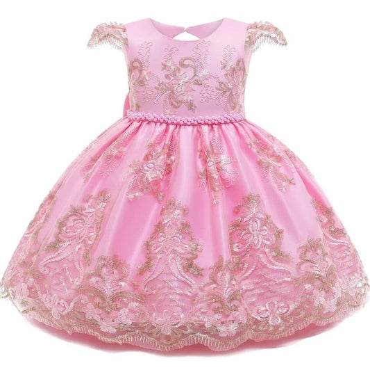 Vestido Elegante con perlitas