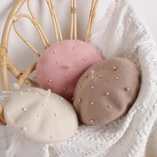 Acc.Boina con detalles en perlitas