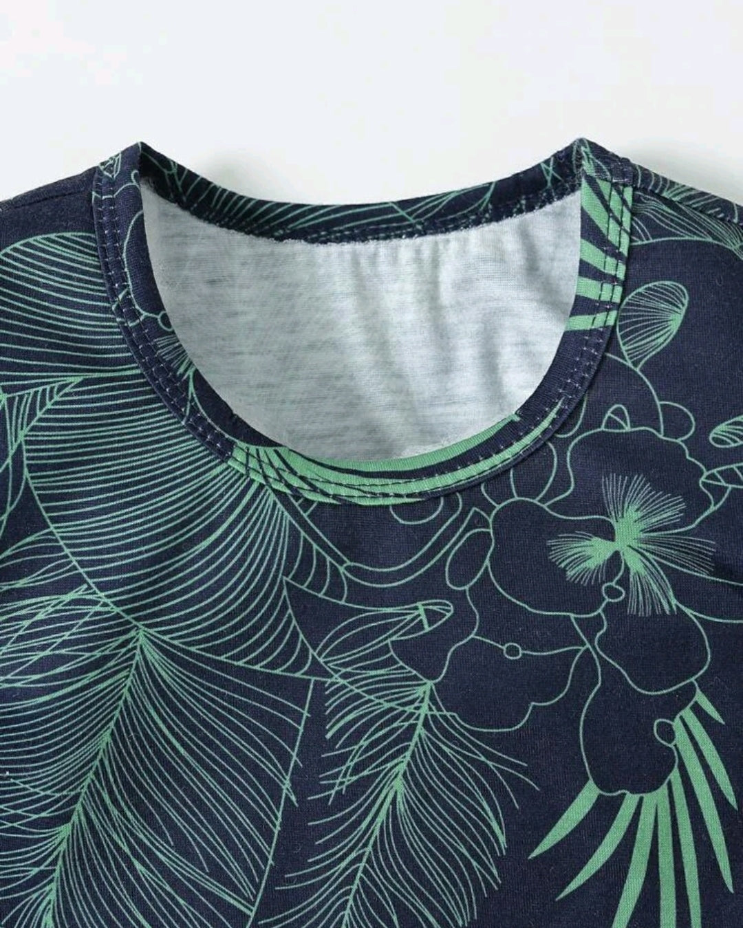 Conjunto niño bebé estampado de plantas