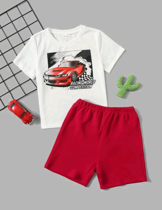 Conjunto niño. Remera + short