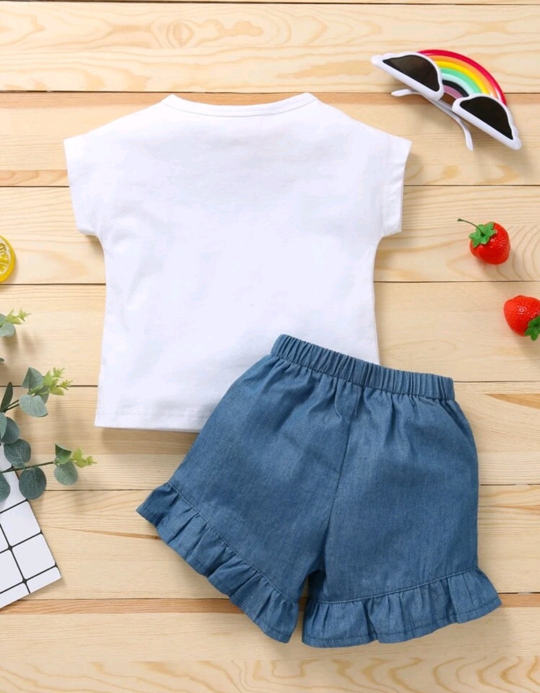 Conjunto bebé blusa + short