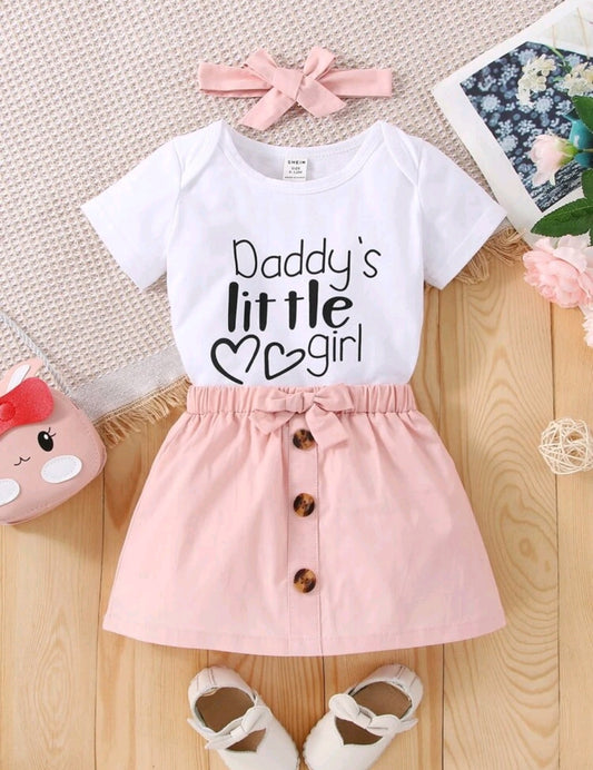 Conjunto niña. Body+falda