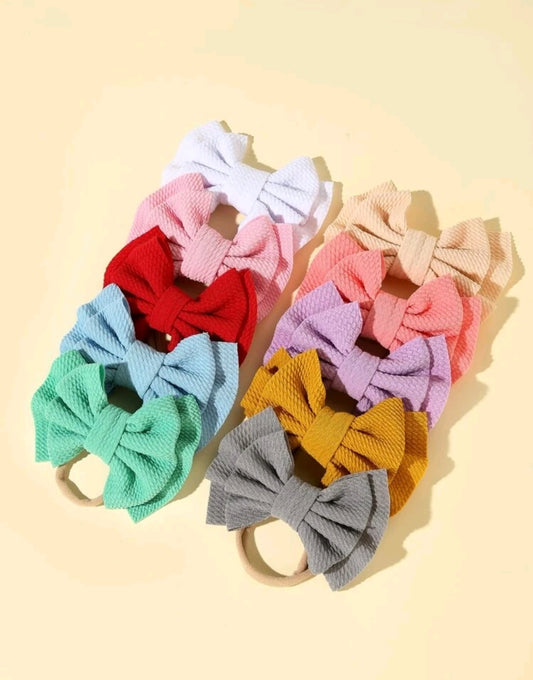 Acc. Diadema para bebé con moño